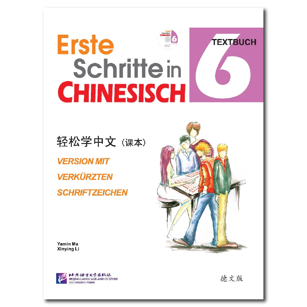 Easy Steps To Chinese German-annotated Textbook 6 Learn Hanyu Pinyin Book