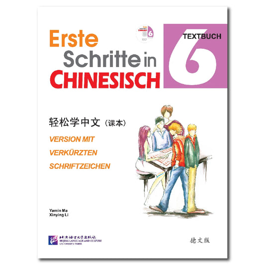 Easy Steps To Chinese German-annotated Textbook 6 Learn Hanyu Pinyin Book