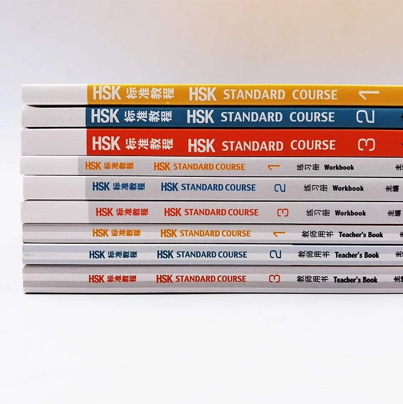 HSK Standard Course Student Textbooks and Workbooks and Teacher Books Level 1-3 (9 Books Total)  Learn Chinese