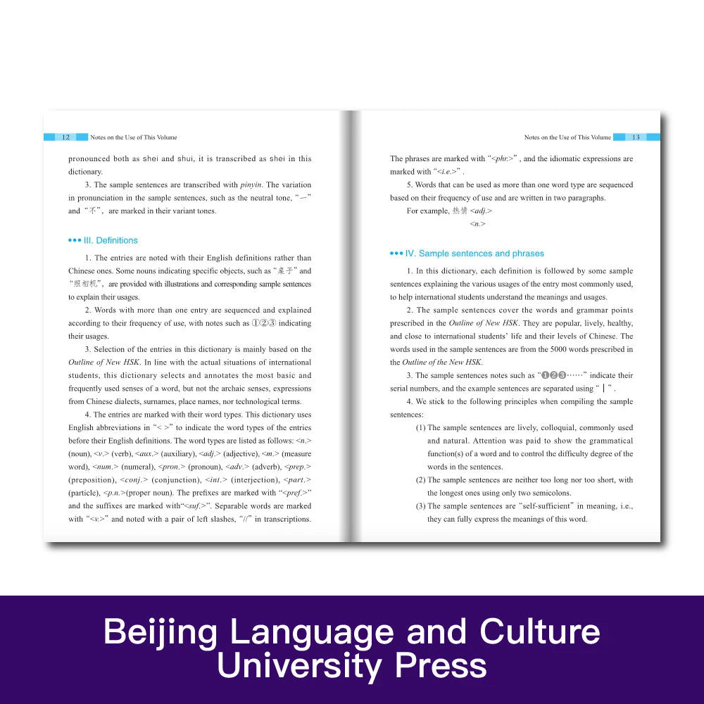 A Dictionary Of 5000 Graded Words For New HSK Books Level 1 2 3 Learn Chinese Pinyin Book